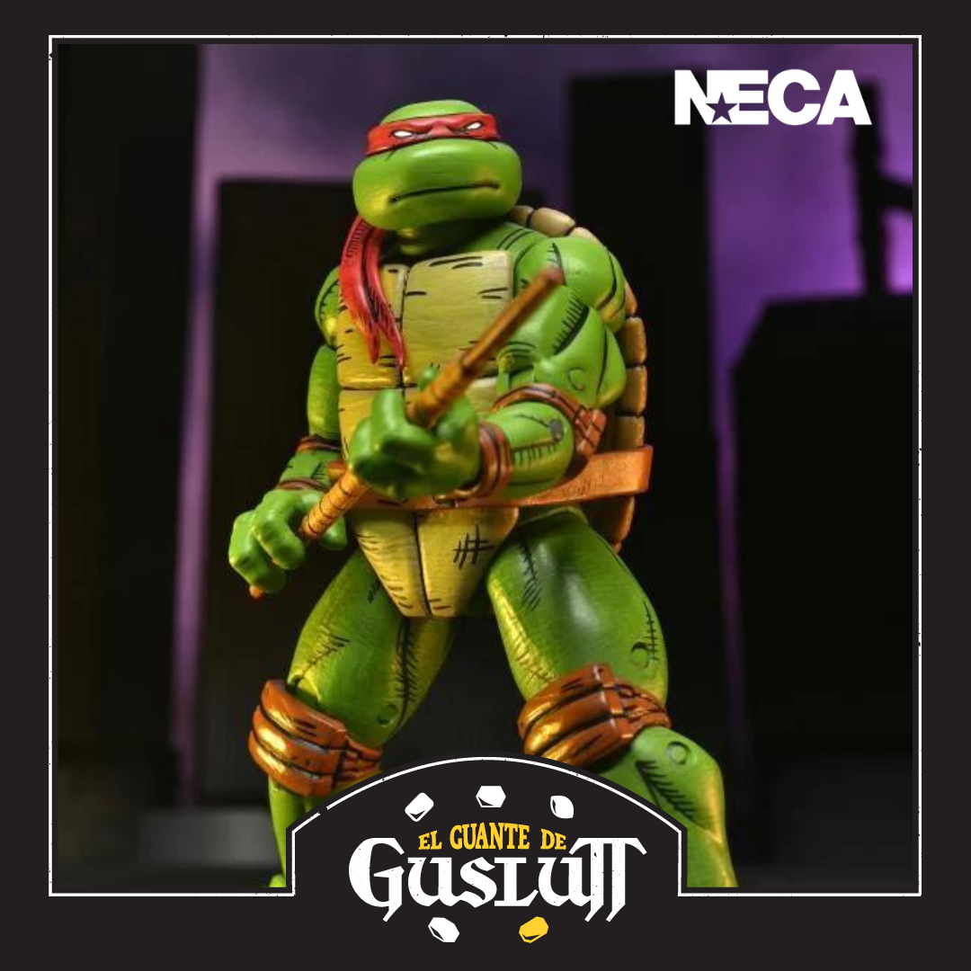 Figura NECA Teenage Mutant Ninja Turtles Donatello Edición Mirage Comics