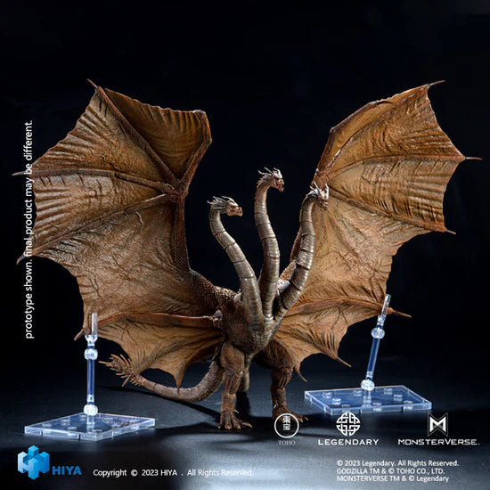 Figura Hiya Toys Godzilla King of the Monsters King Ghidorah Versión 2019 Escala 1/10
