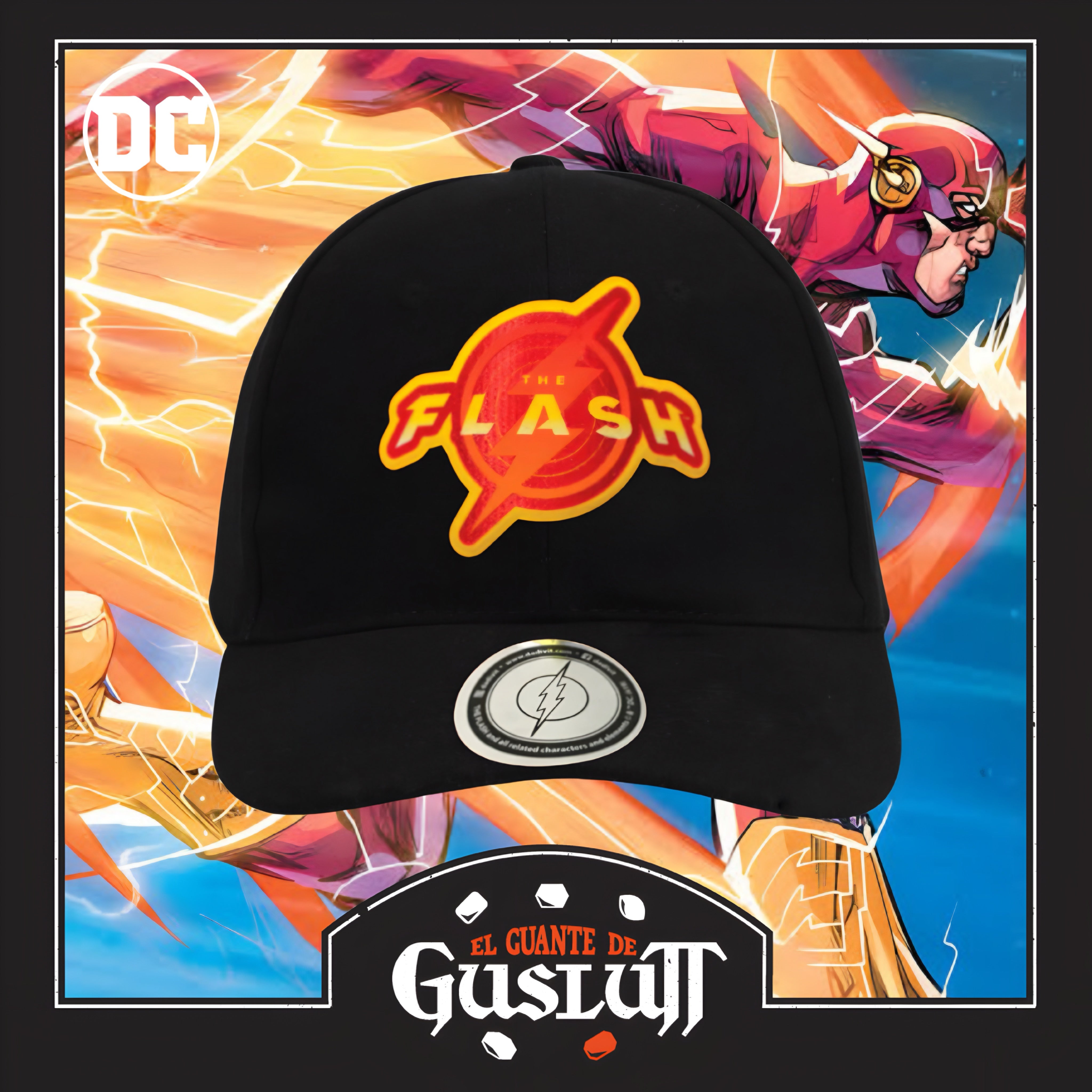 Gorra DC Comics The Flash Negra