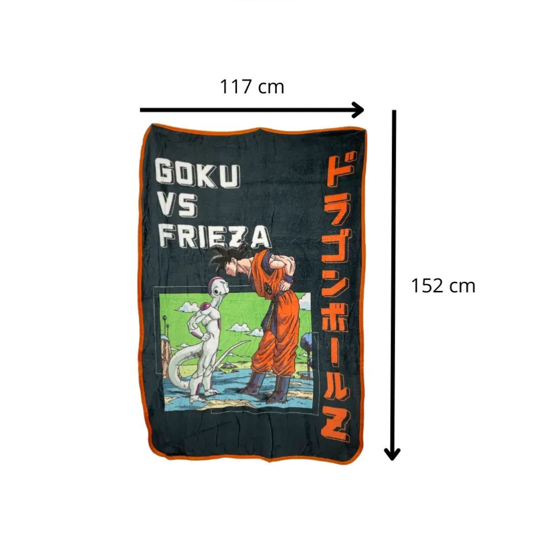 Frazada Dragon Ball Z Goku vs Freezer