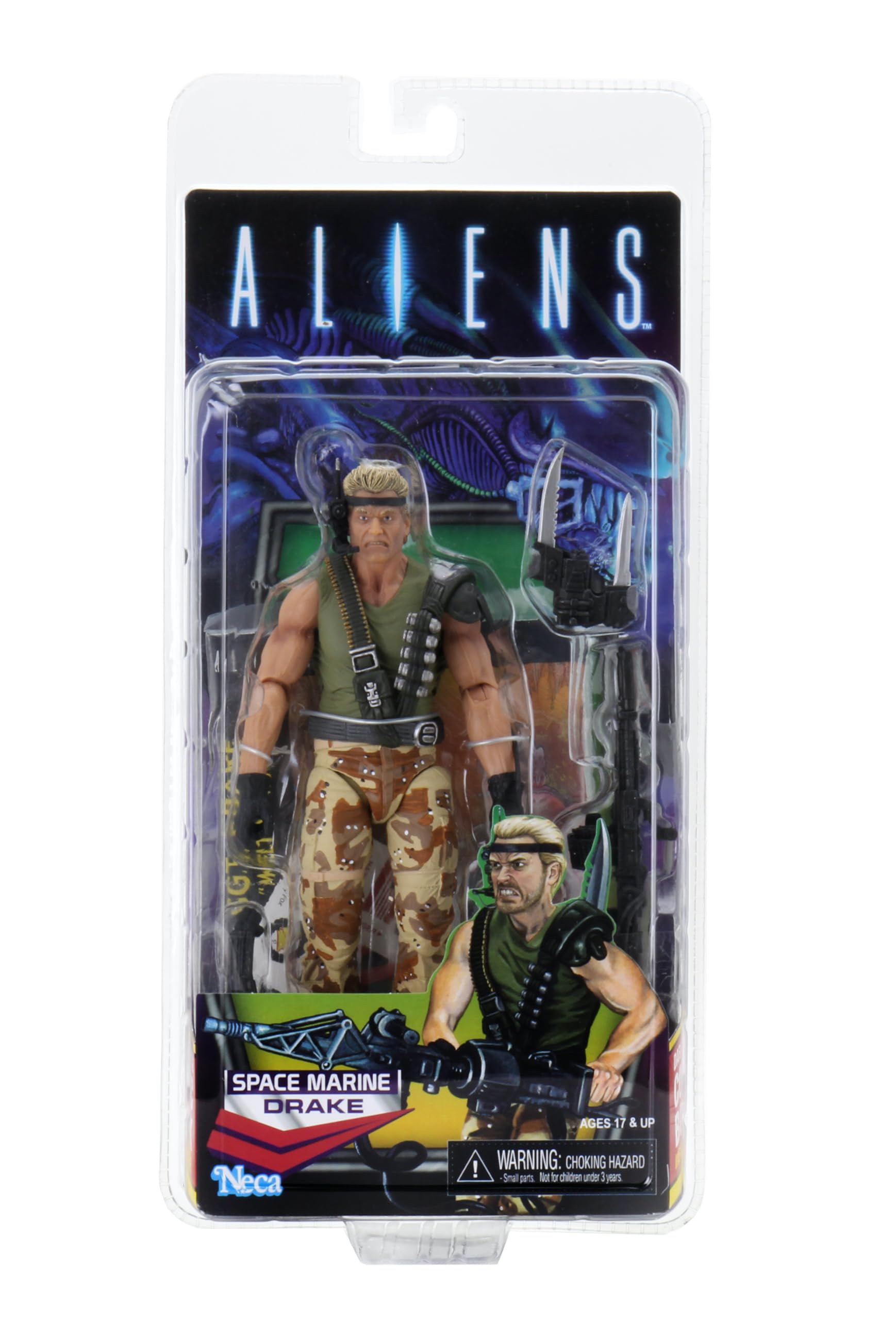 Figura NECA Aliens Kenner Tribute Space Marine Drake