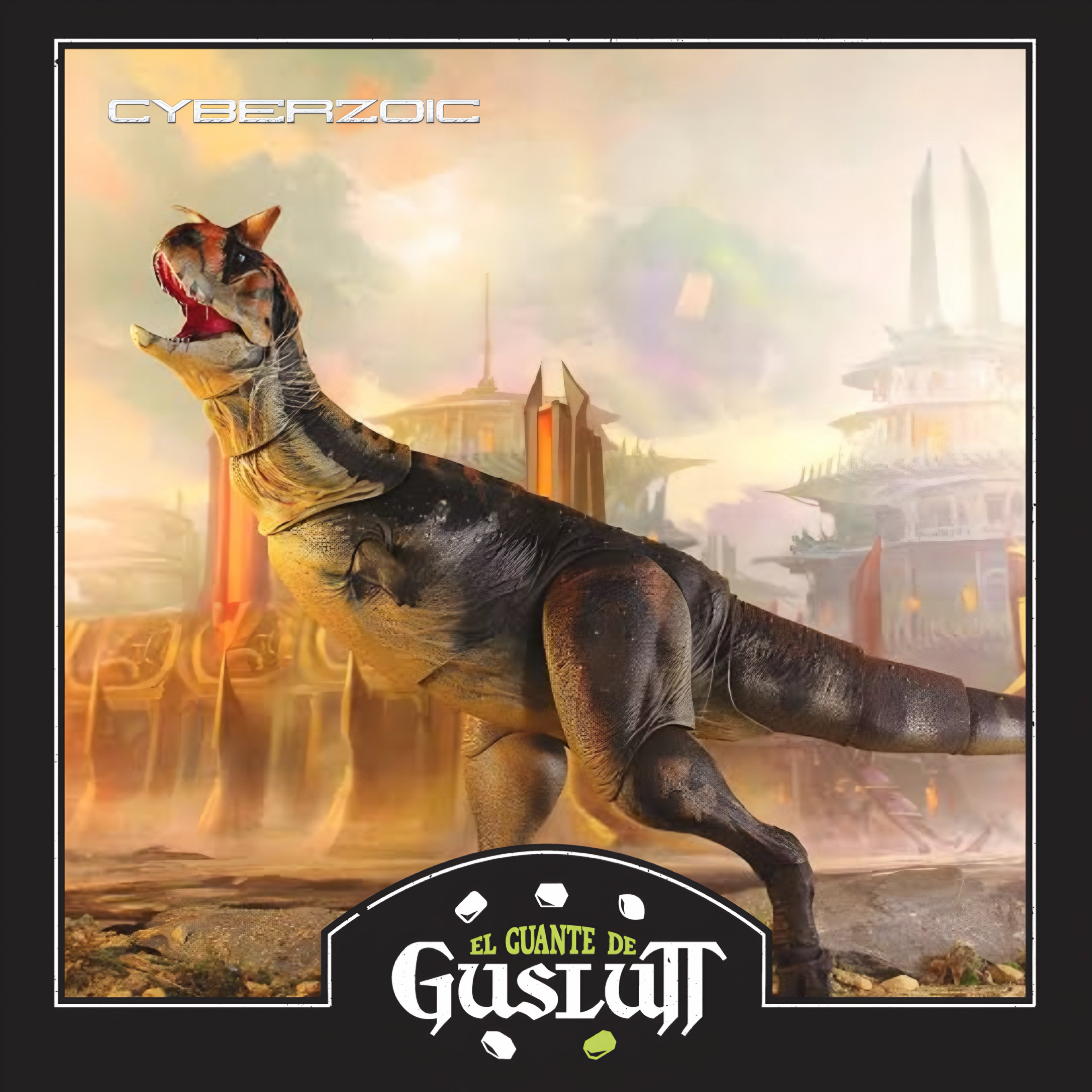 Figura Cyberzoic Carnotaurus Sastrei Escala 1/18