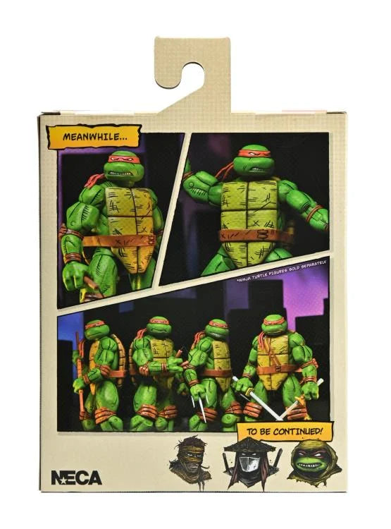 Figura NECA Teenage Mutant Ninja Turtles Michelangelo Edición Mirage Comics