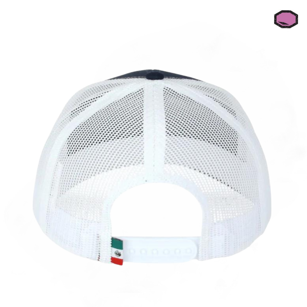 Gorra Friday the 13th Jason Voorhees Negra/Blanca Tipo Trucker Premium