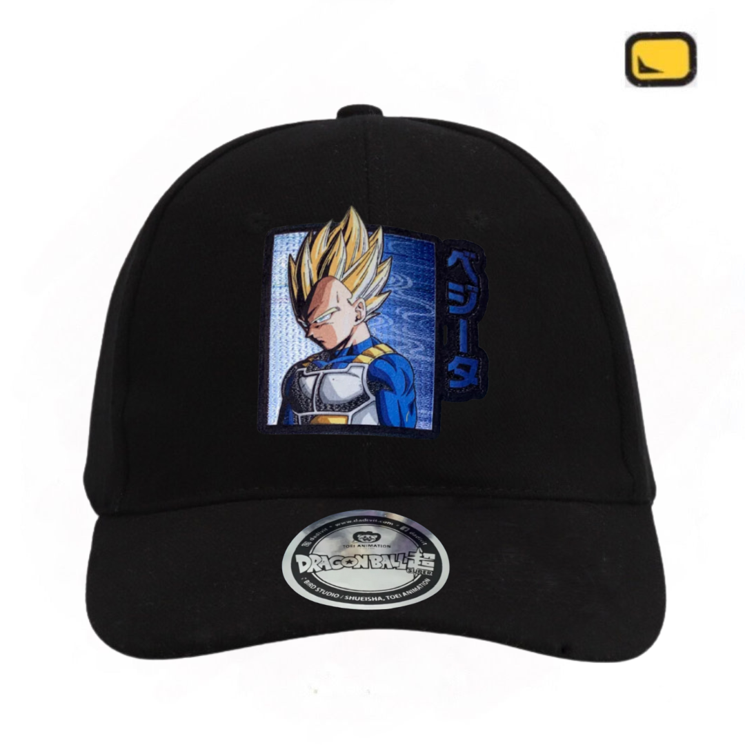 Gorra Dragon Ball Z Super Saiyan Vegeta Negra