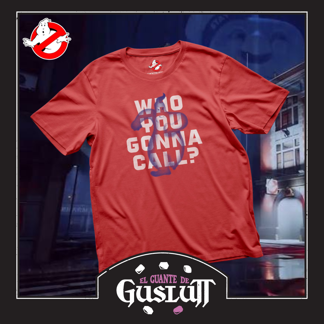 Playera Ghostbusters “The Real Ghostbusters” Roja
