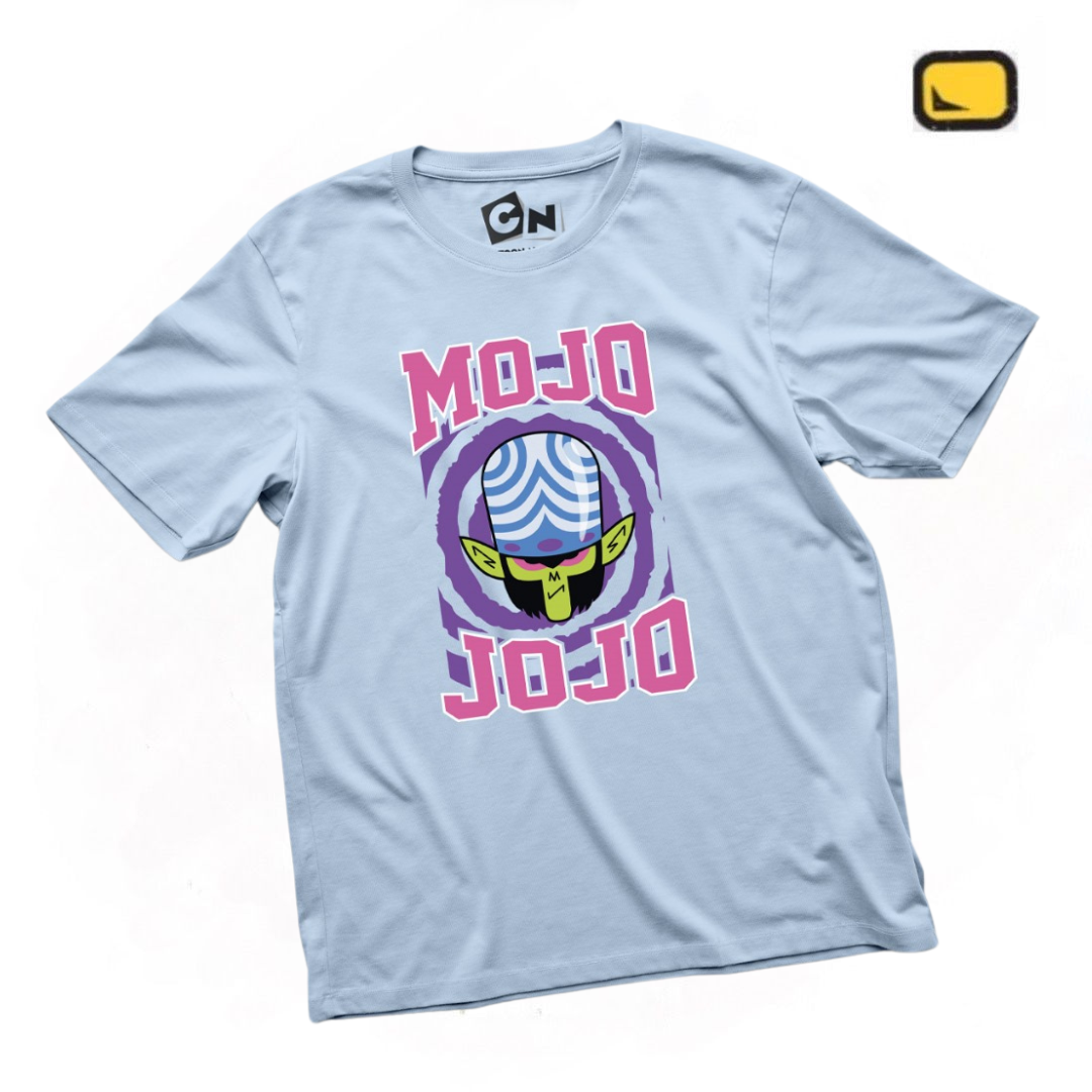 Playera Cartoon Network Las Chicas Superpoderosas Mojo-Jojo Azul Celeste