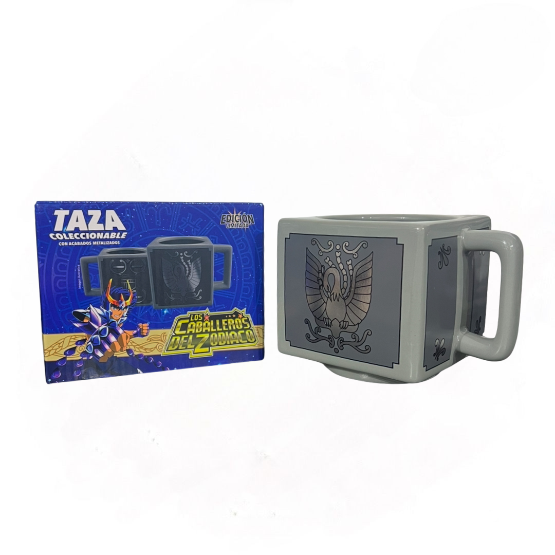 Taza Los Caballeros del Zodiaco Edición Especial Caja de Pandora Ikki de Fénix