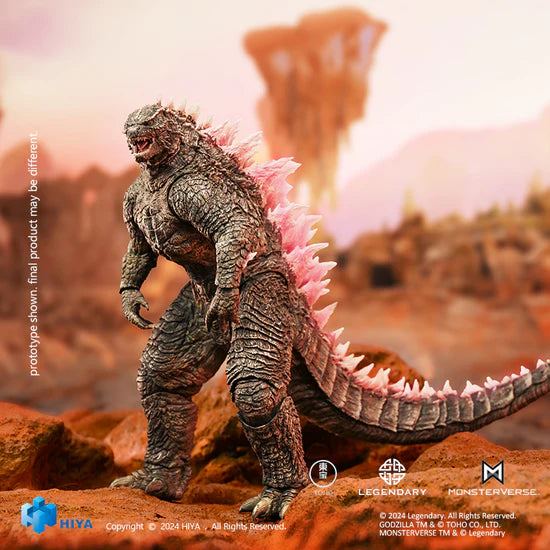 Figura Hiya Toys Godzilla X Kong The New Empire Evolved Godzilla Versión 2024 Escala 1/10