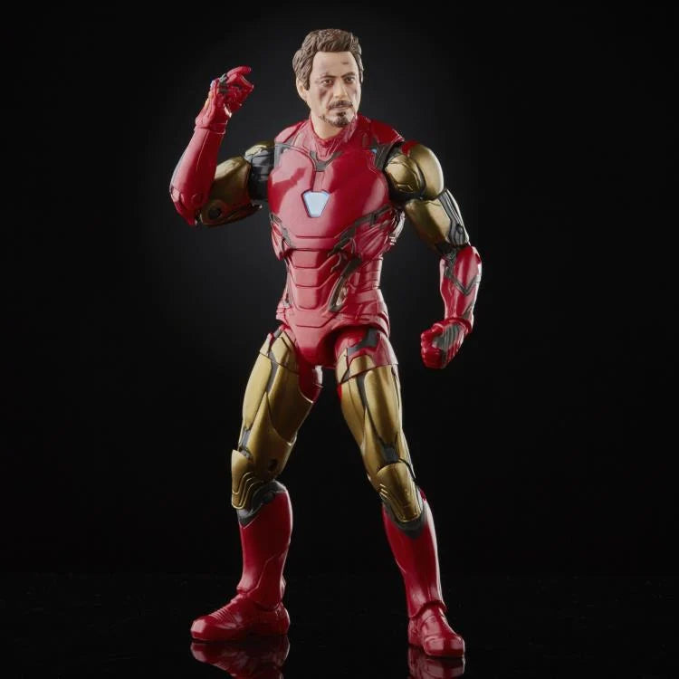 Set de Figuras Marvel Legends Infinity Saga Iron Man Mark 85 vs Thanos Escala 6 Pulgadas