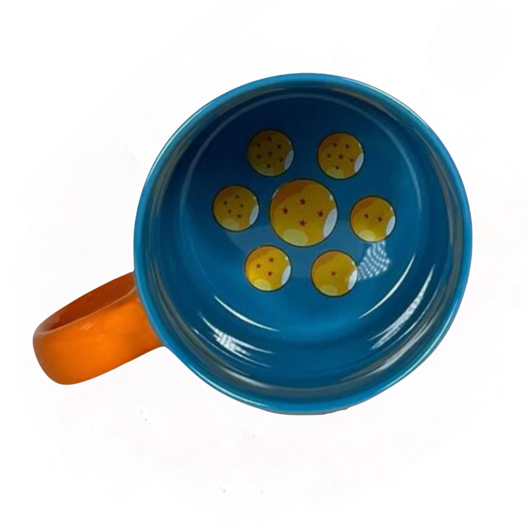 Taza Jumbo Dragon Ball Z Edición Especial “Kame Kanji” acabado metalizado