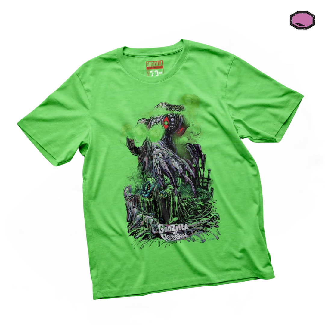 Playera Godzilla vs Hedorah Verde