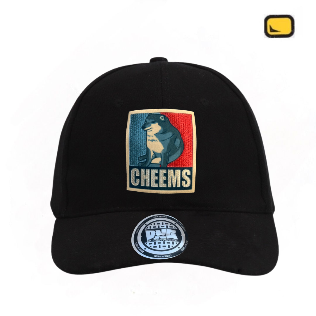Gorra Cheems Meme Negra
