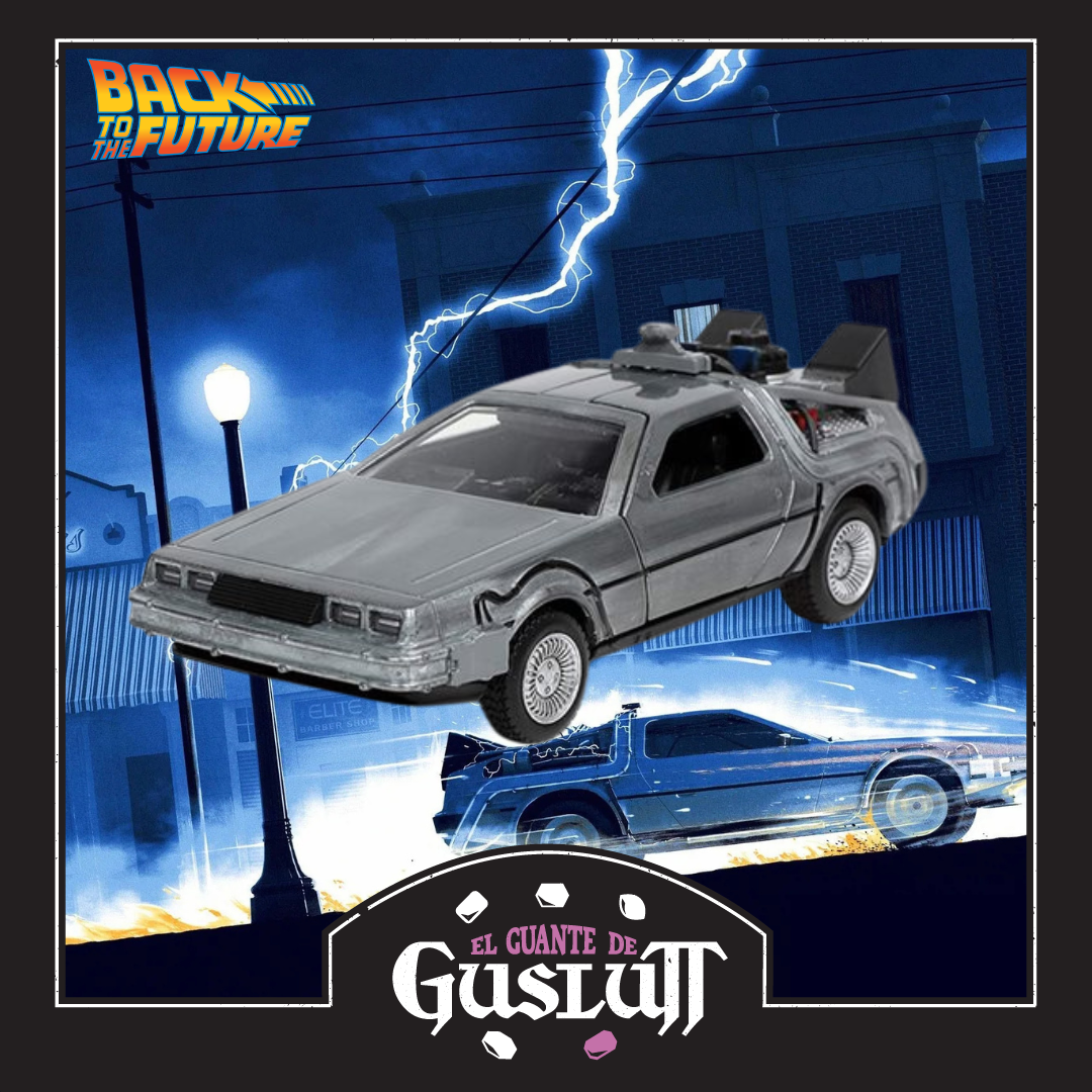 Vehículo Jada Toys Back to the Future Delorean Time Machine Escala 1/32