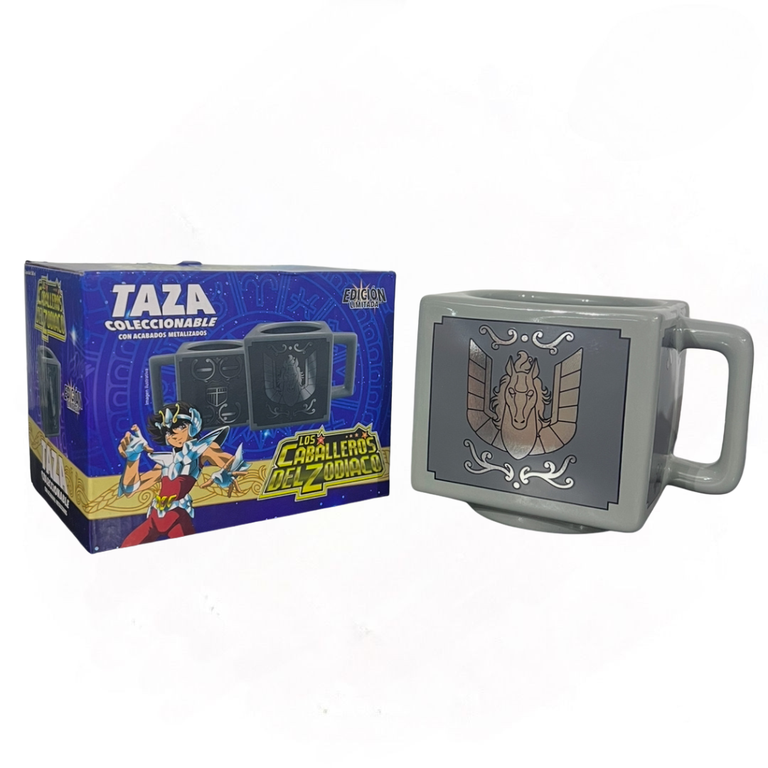Taza Los Caballeros del Zodiaco Edición Especial Caja de Pandora Seiya de Pegaso