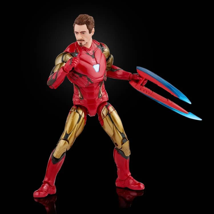 Set de Figuras Marvel Legends Infinity Saga Iron Man Mark 85 vs Thanos Escala 6 Pulgadas