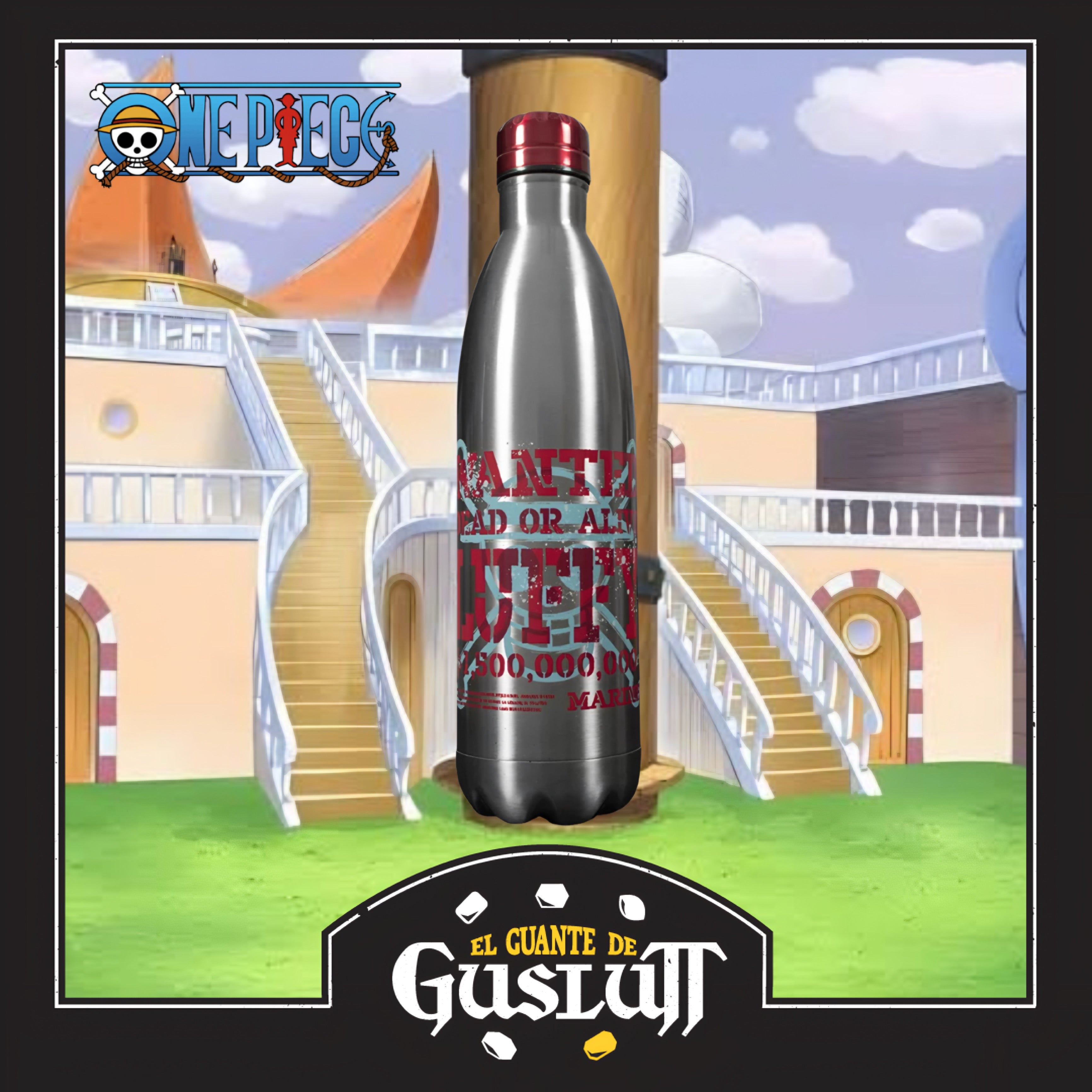 Botella Metálica One Piece Monkey D. Luffy Edición Limitada