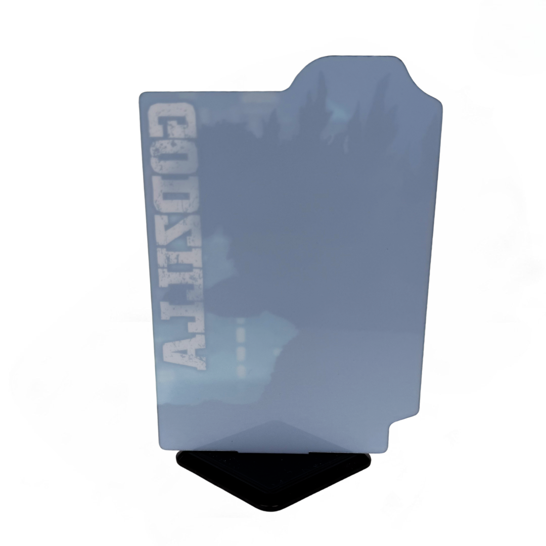 Tarjeta Acrílica con base Godzilla Millenium(1999) Versión Japonesa