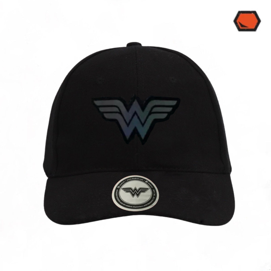 Gorra DC Comics Wonder Woman Logo Iridiscente Negra