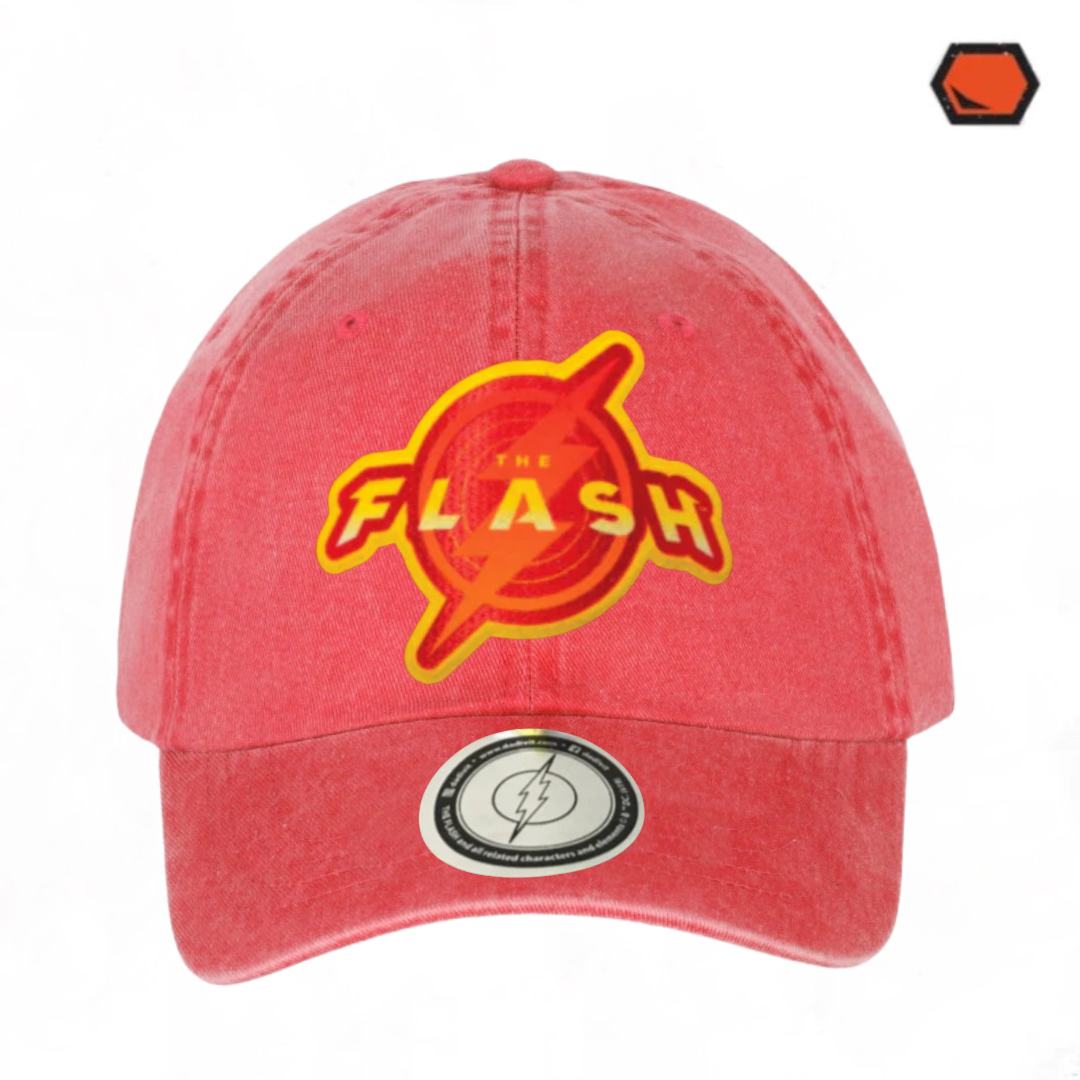 Gorra DC Comics The Flash Roja Tipo Deslavada
