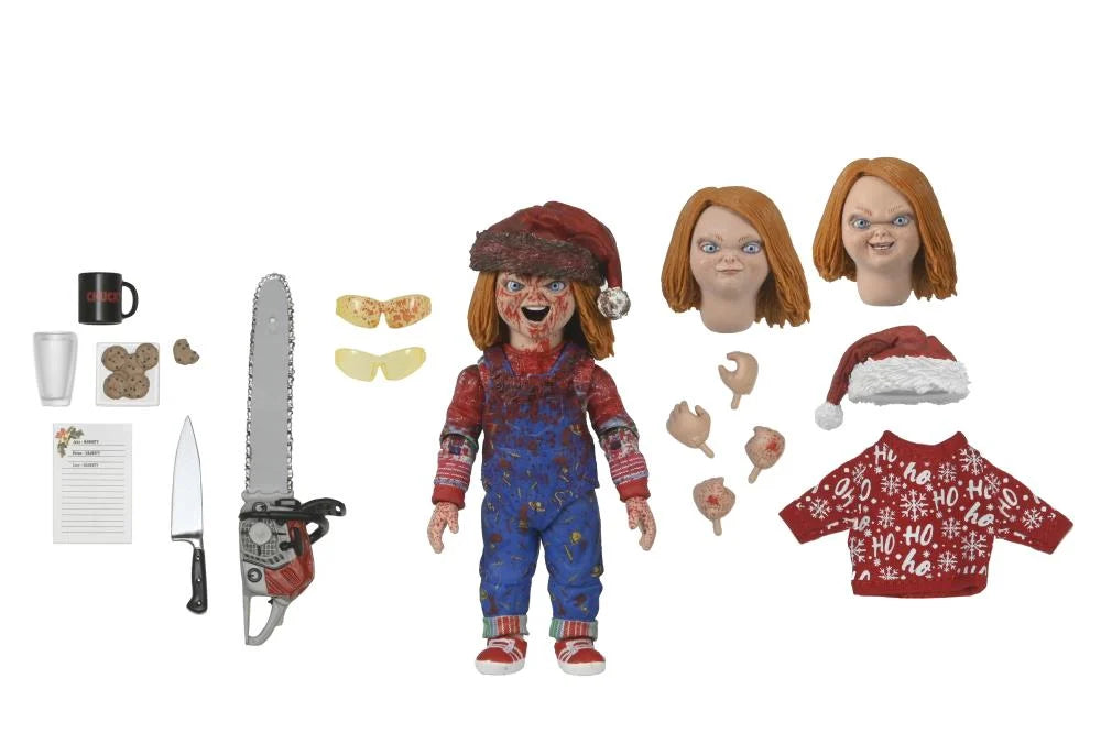 Figura NECA Chucky (Holiday Edition) Versión Ultimate