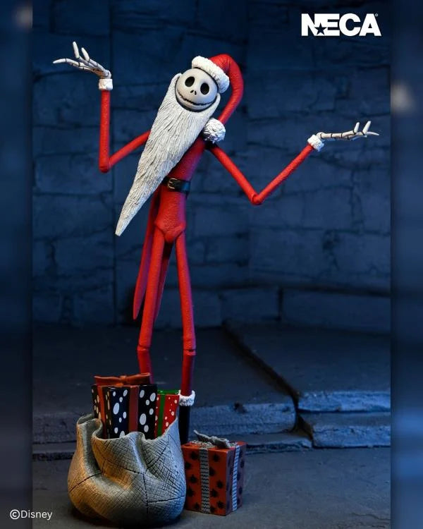 Figura NECA The Nightmare Before Christmas Santa Jack Versión Ultimate