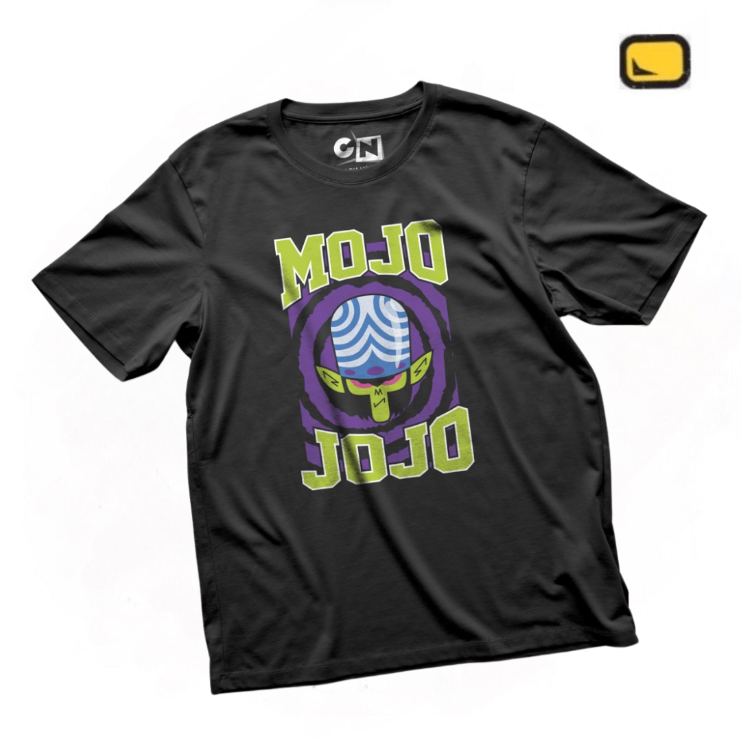 Playera Cartoon Network Las Chicas Superpoderosas Mojo-Jojo Negra
