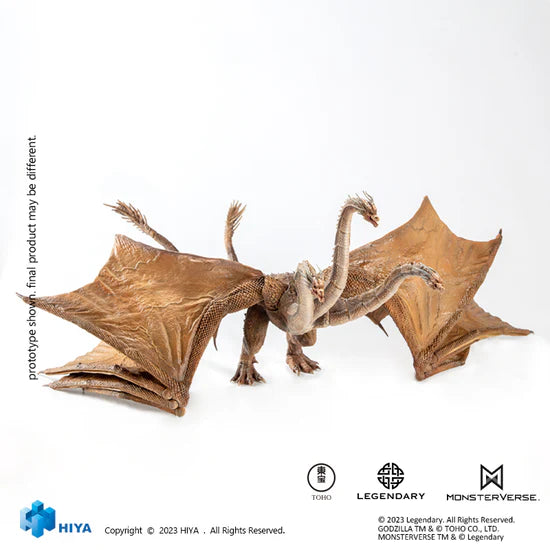 Figura Hiya Toys Godzilla King of the Monsters King Ghidorah Versión 2019 Escala 1/10
