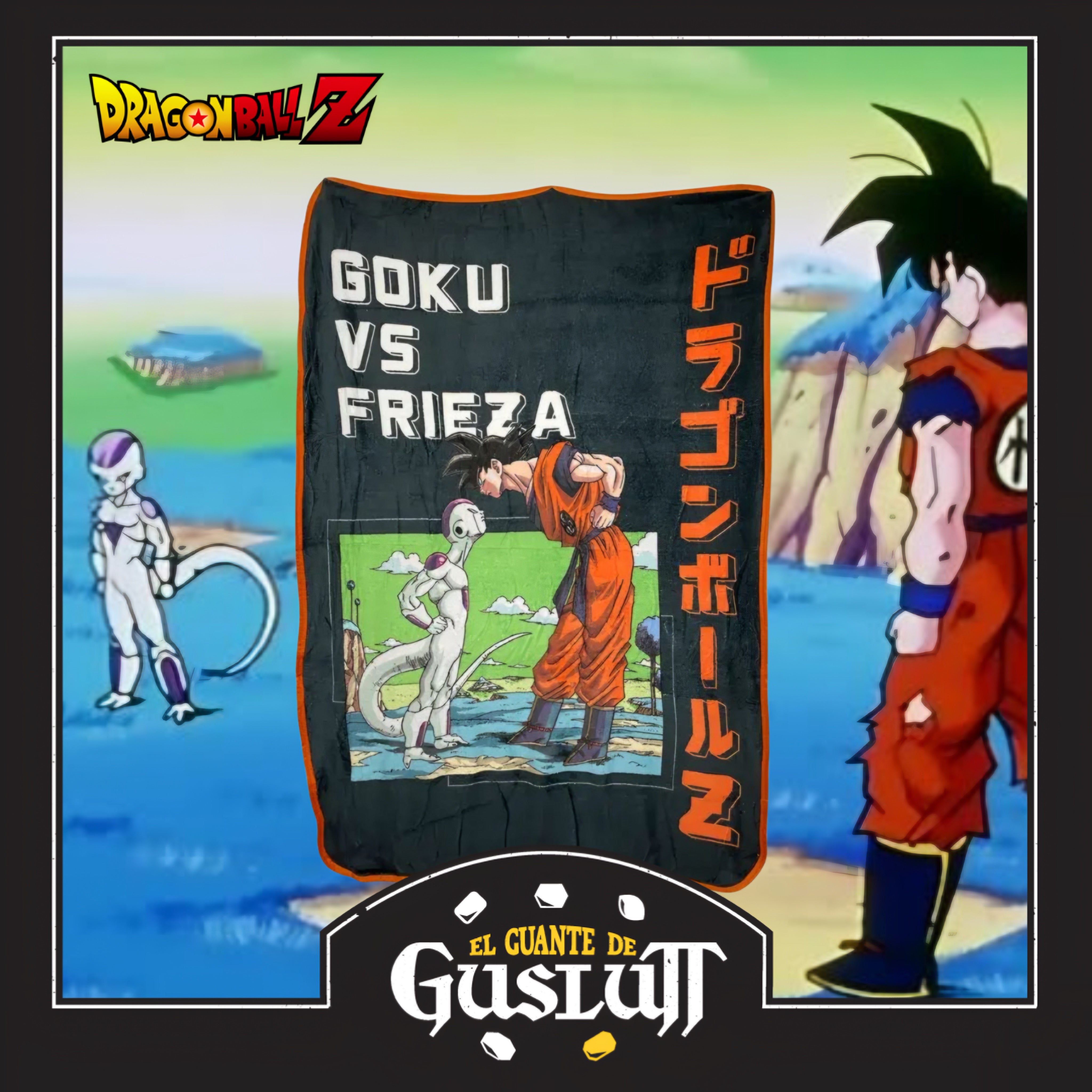 Frazada Dragon Ball Z Goku vs Freezer