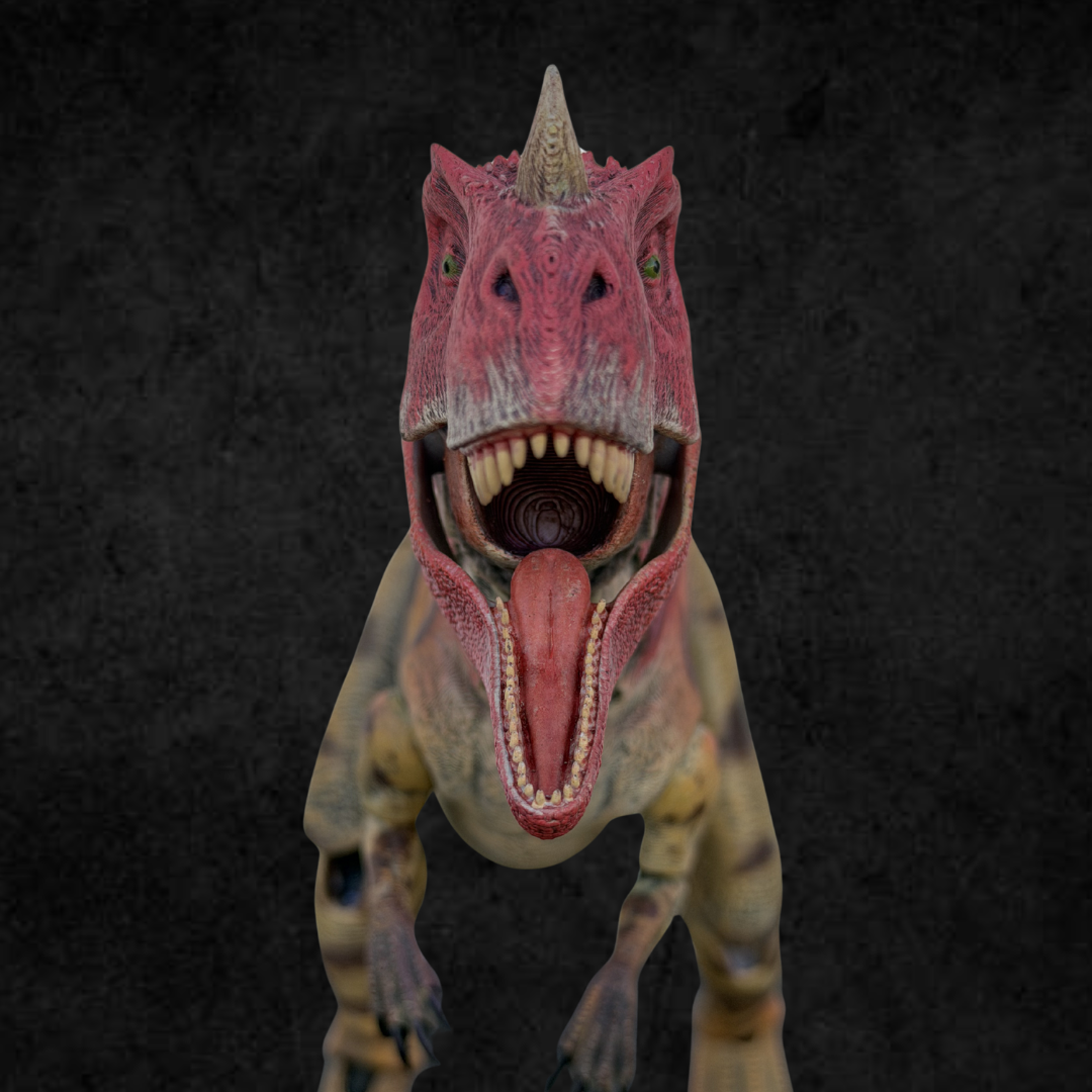 Figura Ceratosaurus Red Reaper Premium Series Escala 1/18
