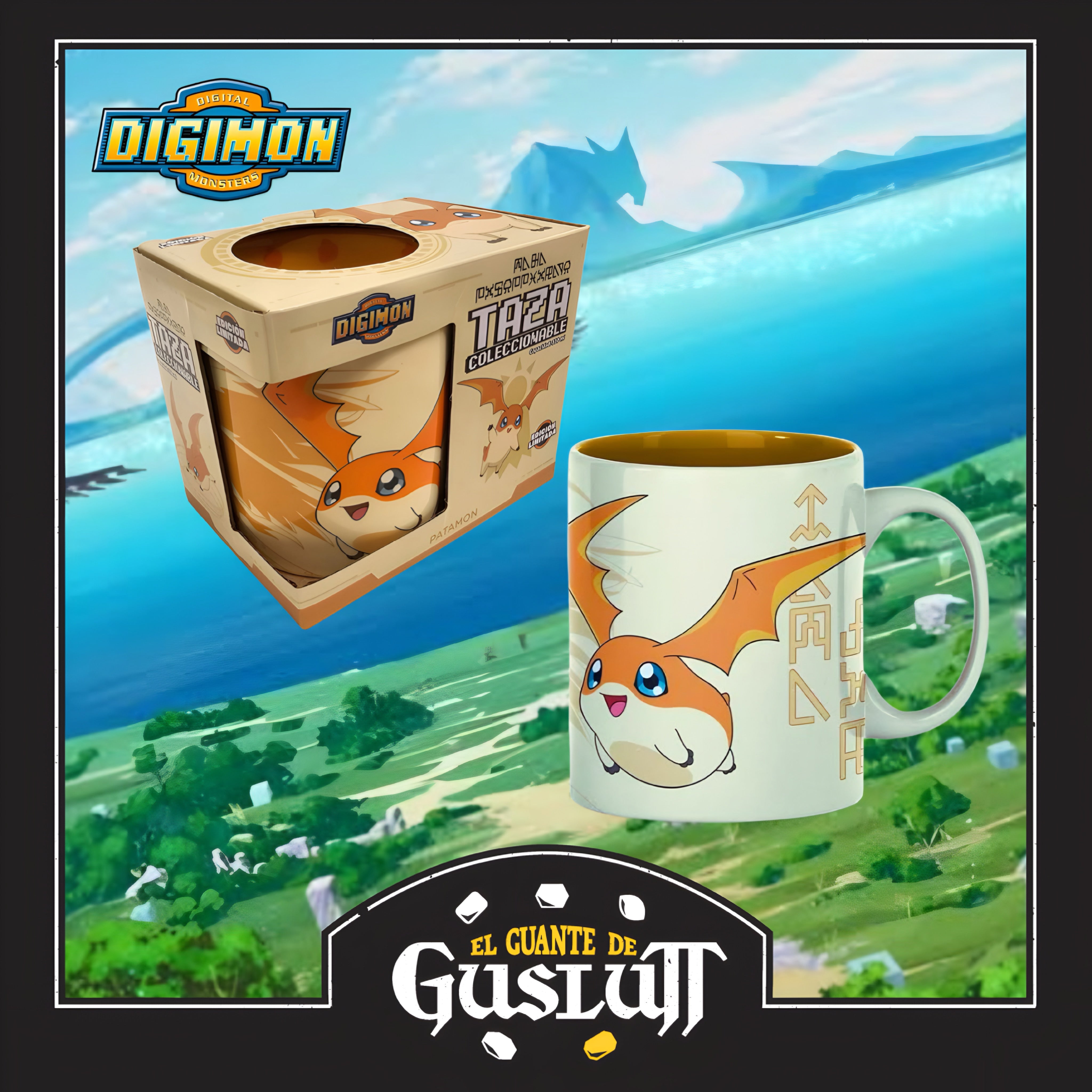 Taza Digimon Edición Especial Patamon