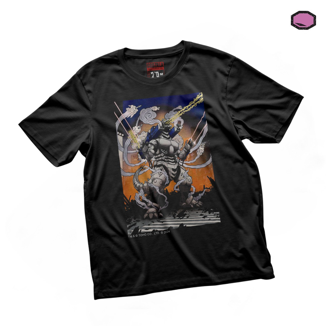 Playera Mechagodzilla TCG Cover Negra