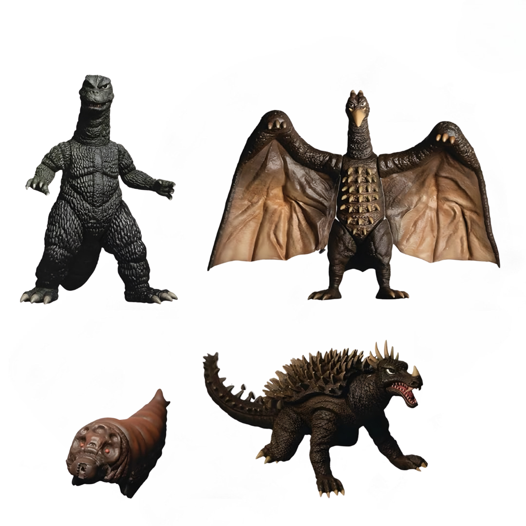 Set de Figuras Mezco Toyz Godzilla Destroy All Monsters Round 1