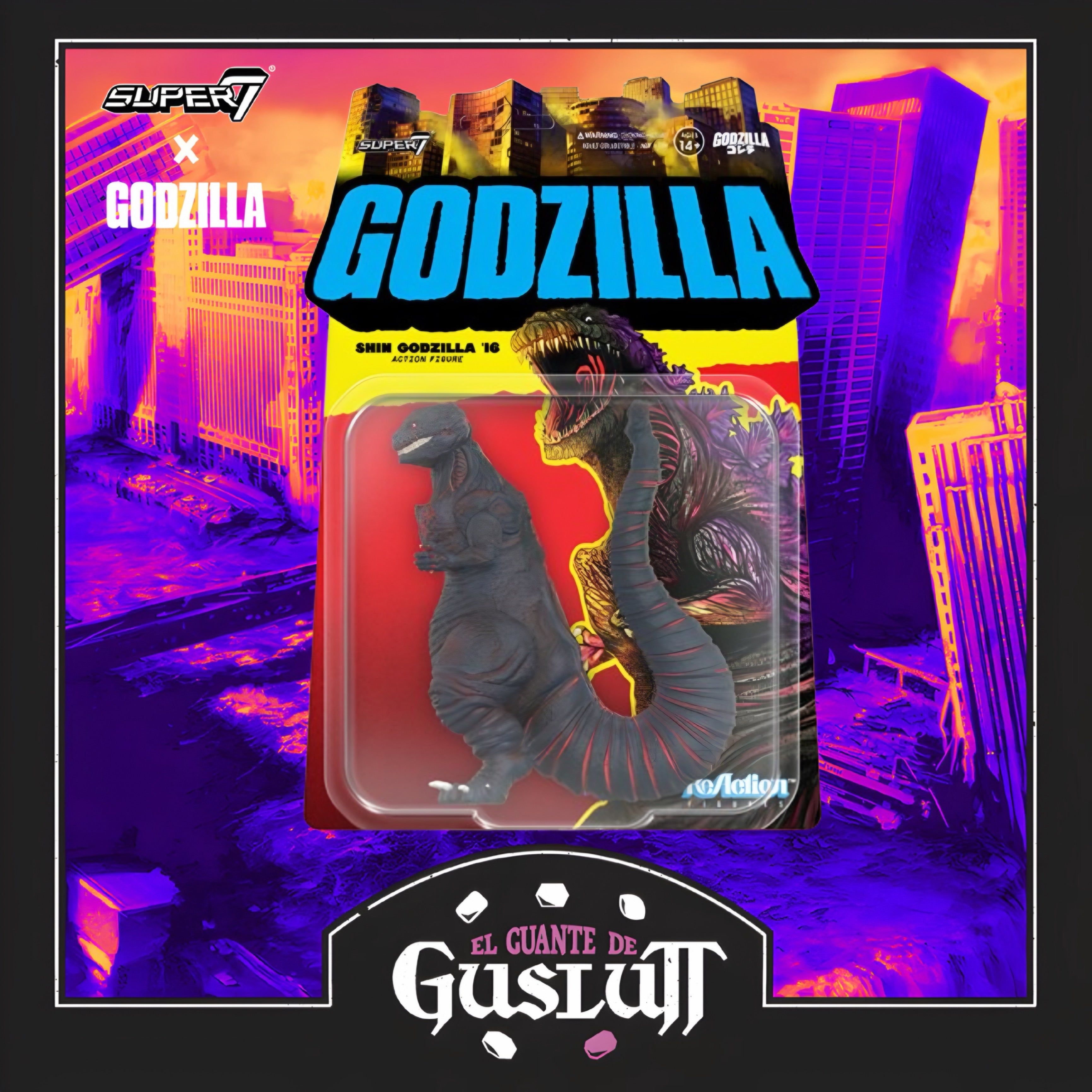 Figura Super 7 Shin Godzilla 2016 Escala 1/18