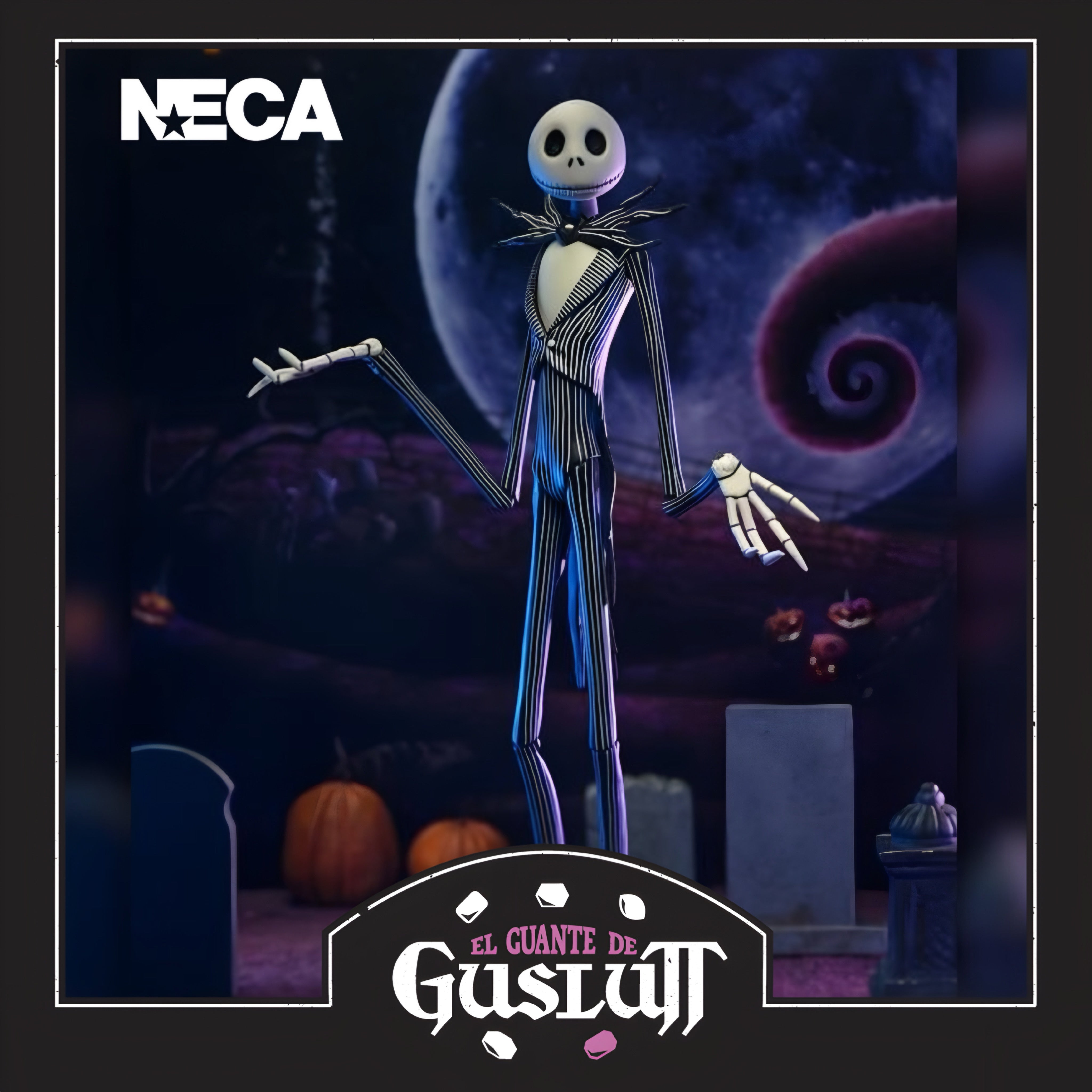 Figura NECA The Nightmare Before Christmas Jack Skellington Versión Ultimate