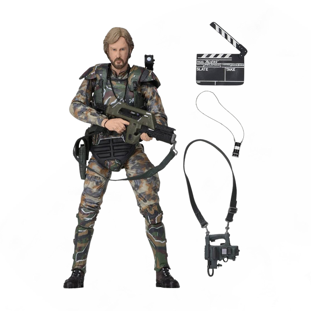 Figura NECA Aliens Colonel James Cameron Edición 30 Aniversario