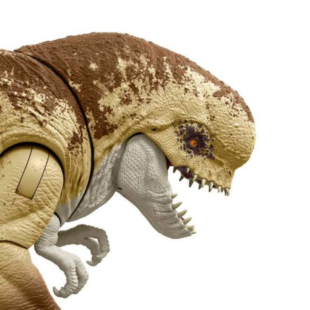 Figura Jurassic World Rebirth Distortus Rex con Acción de Batalla y Sonido