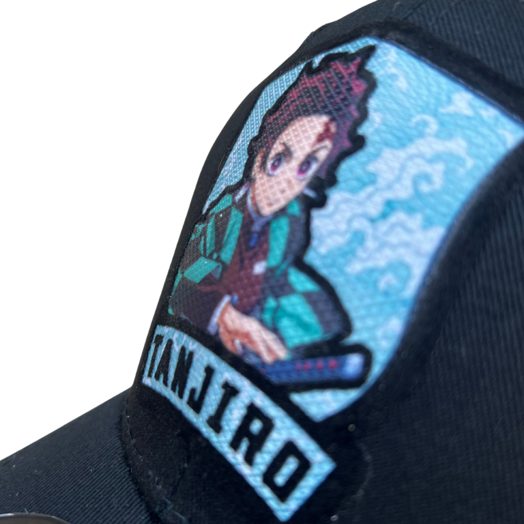 Gorra Demon Slayer: Kimetsu No Yaiba Tanjiro Kamado Negra