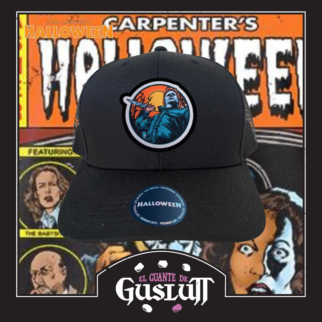Gorra Halloween Michael Myers Negra Tipo Trucker Premium