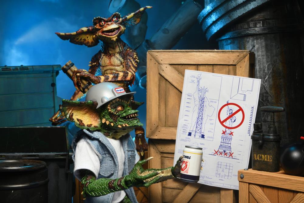 Set de Figuras NECA Gremlins 2: The New Batch Demolition Gremlins Versión Ultimate