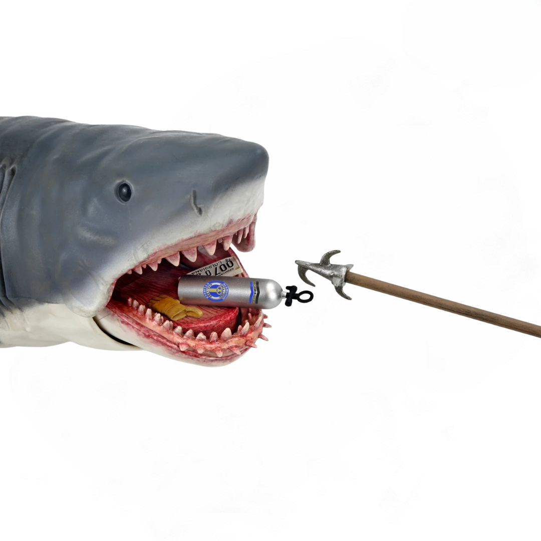 Set de Figura y Accesorios NECA The Game of Jaws Edición 50 Aniversario