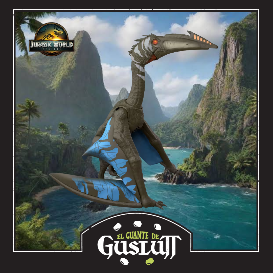 Figura Jurassic World Rebirth Quetzalcoatlus con Acción de Batalla y Sonido