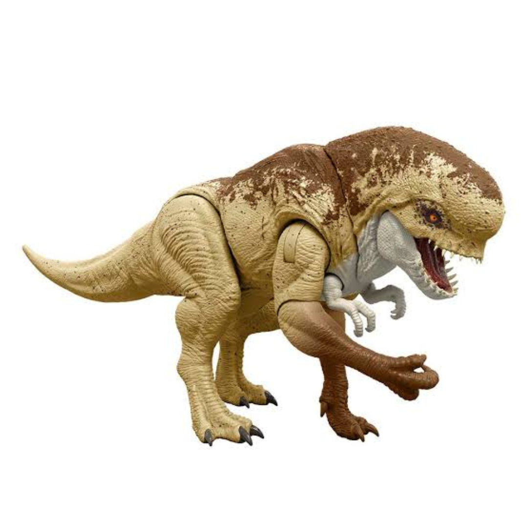 Figura Jurassic World Rebirth Distortus Rex con Acción de Batalla y Sonido