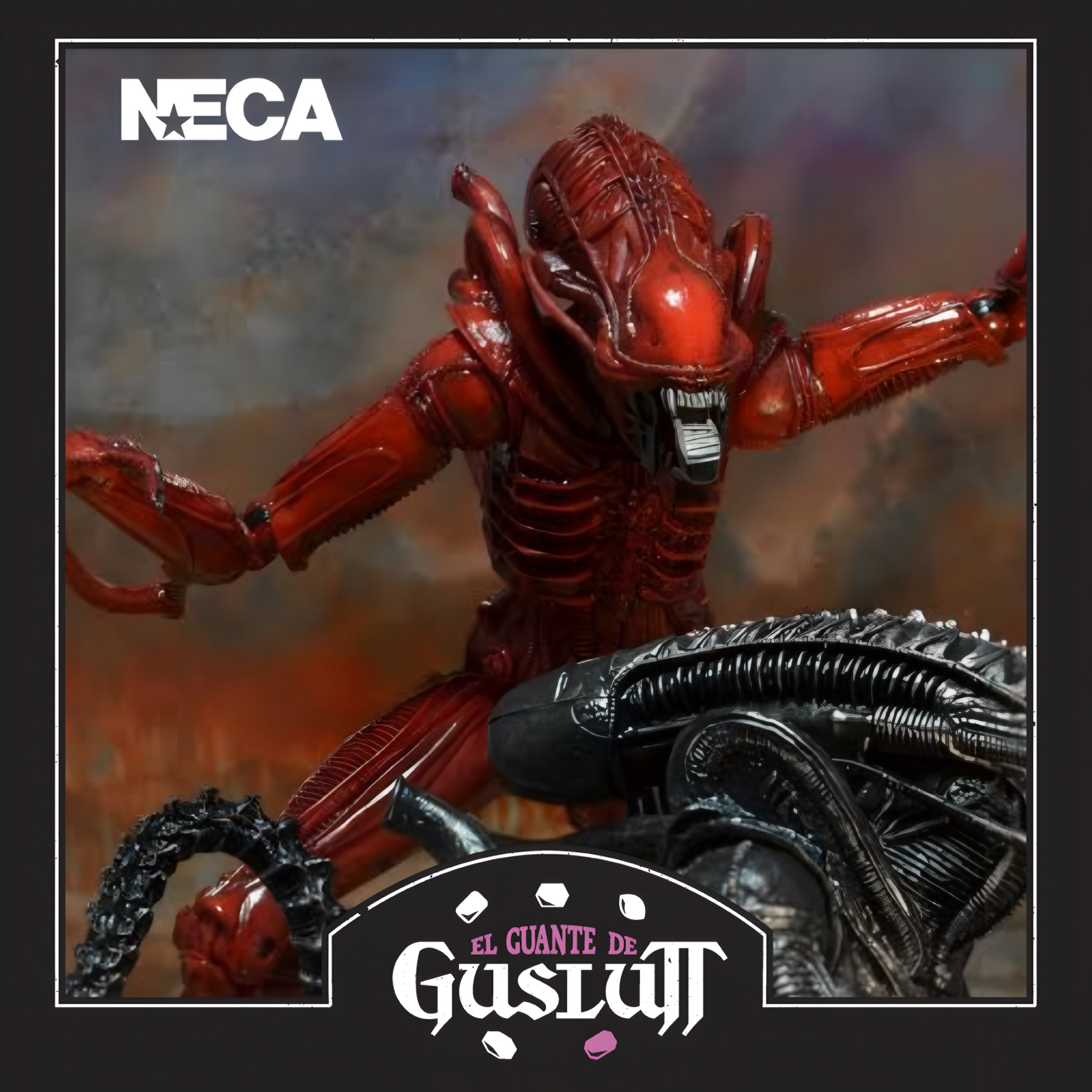 NECA Aliens Genocide Xenomorph Warrior (Red Version)