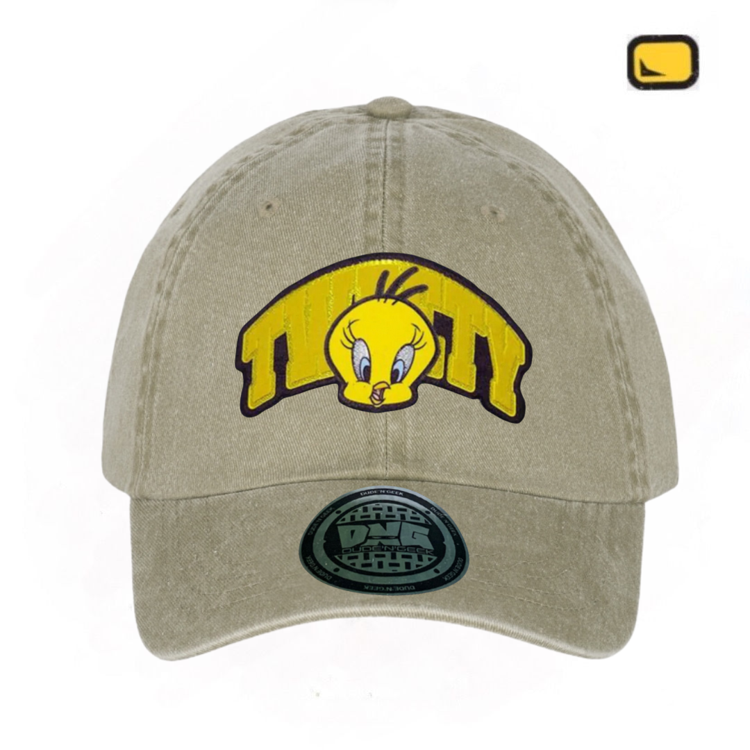 Gorra Looney Tunes “Tweety” Beige Vintage
