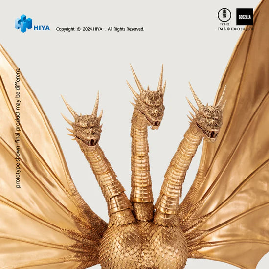 Figura Hiya Toys Godzilla vs King Ghidorah Versión 1991 Escala 1/10