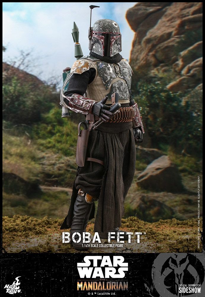 Figura Hot Toys Star Wars The Mandalorian Boba Fett Escala 1/6