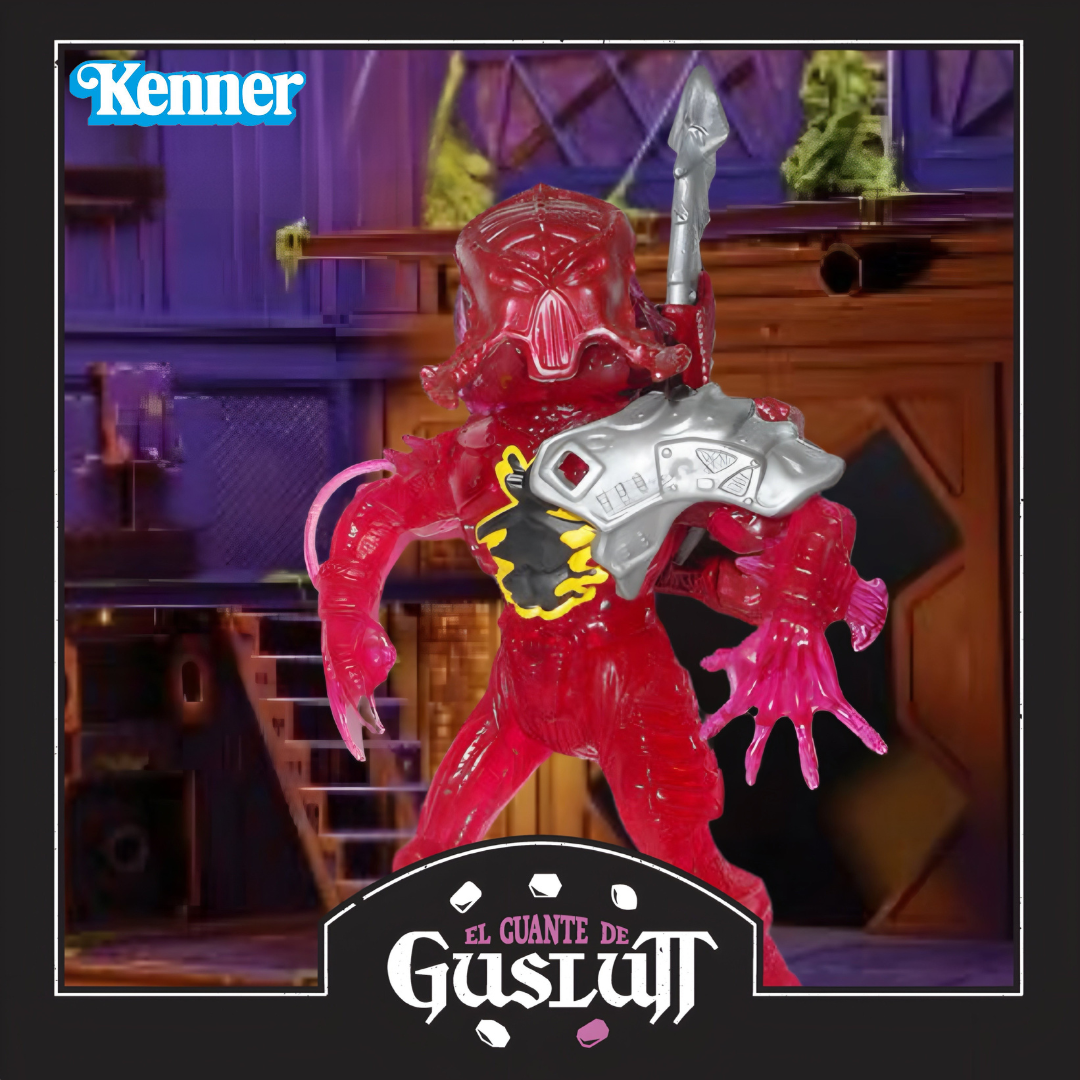 Figura Loose Retro Kenner Lava Planet Predator con acción de ataque