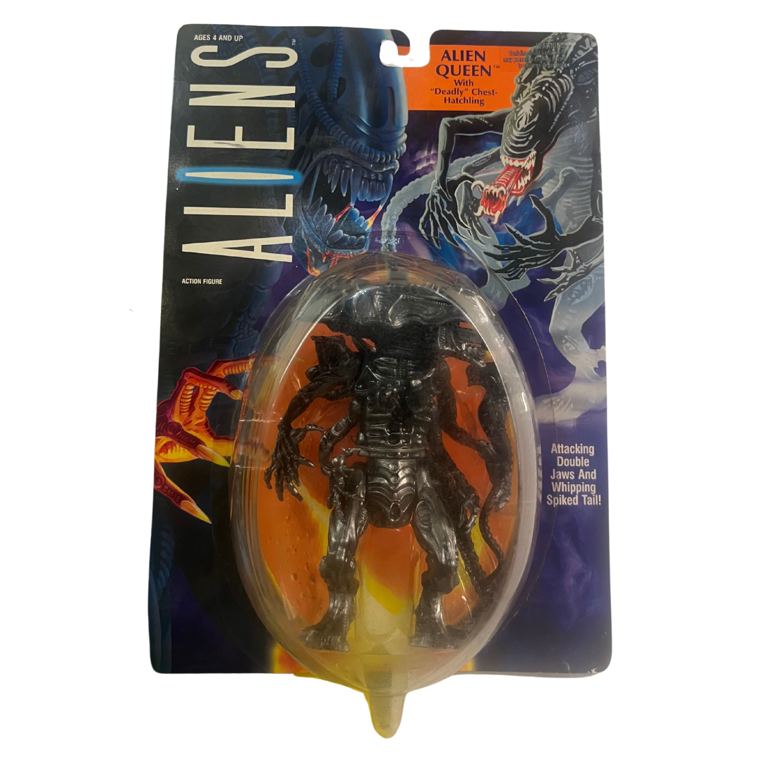 Figura Retro Kenner Alien Queen con acción de ataque