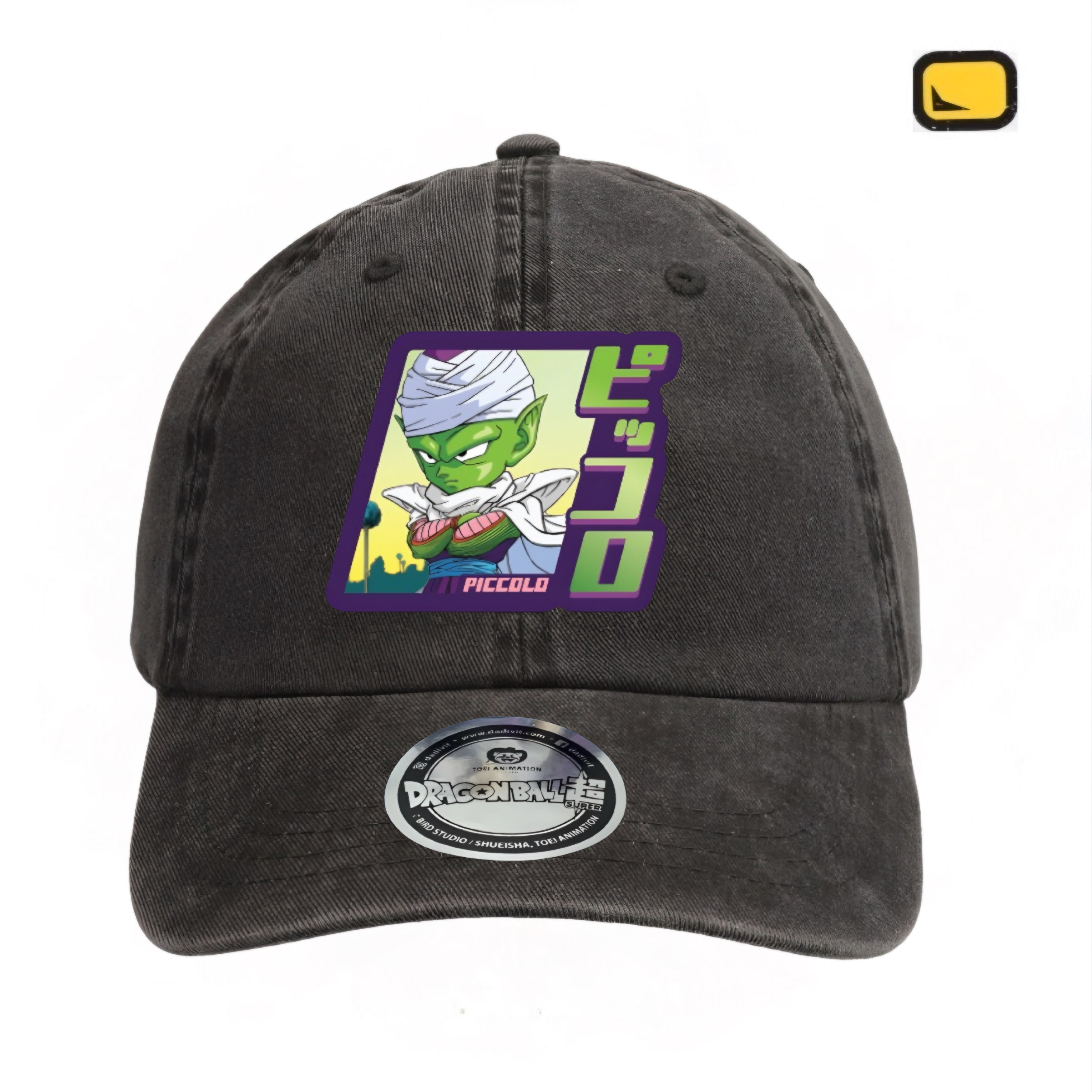 Gorra Dragon Ball Z Chibi Piccolo Gris Tipo Deslavada